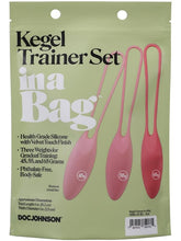 Doc Johnson 3 Weighted Silicone Balls Kegel Trainer In A Bag